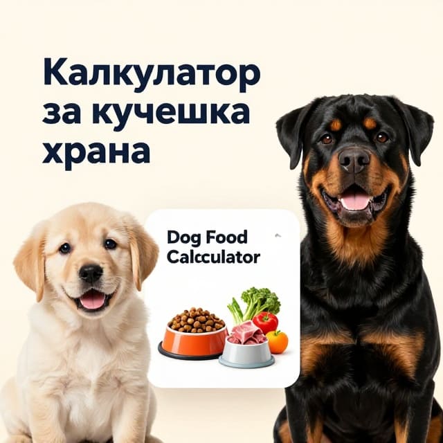 Калкулатор за кучешка храна за малки кученца